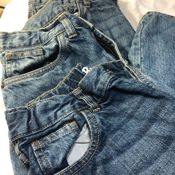 3 Pairs of size 12 R OshKosh  Boys Jeans all adjustable waist - Picture 3 of 10